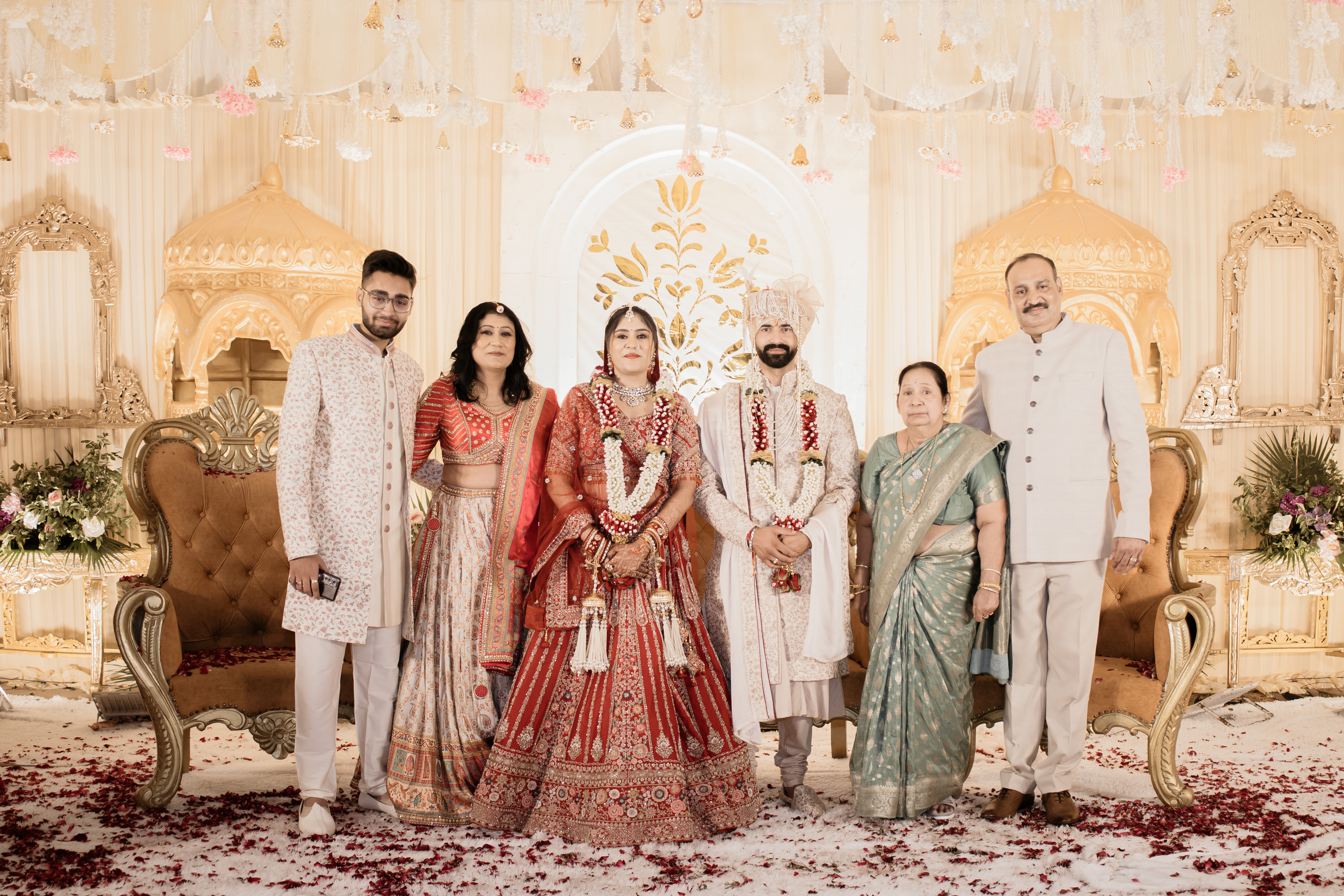 Family Portrait at Mandap